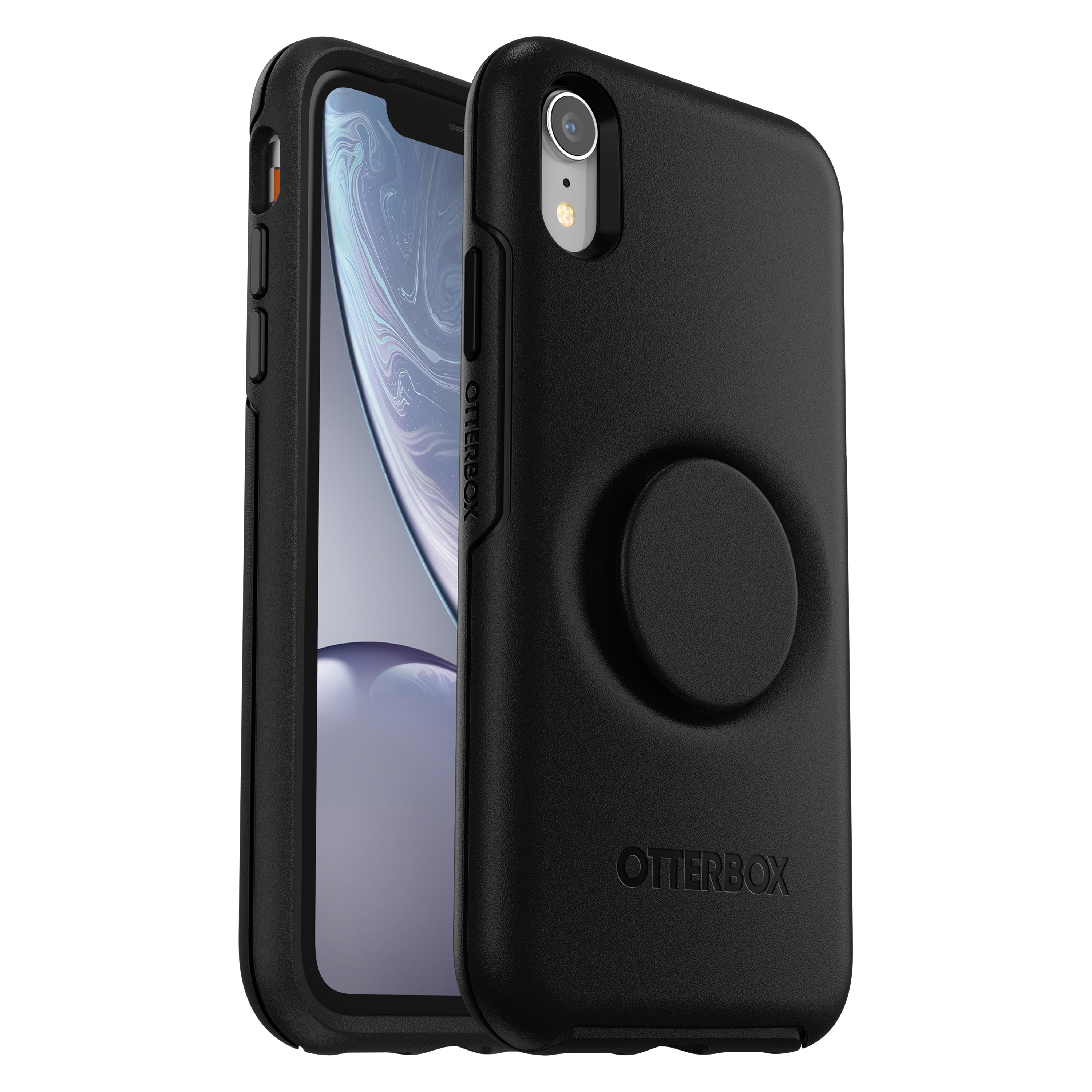 OTTERBOX Otter + Pop Symmetry, Backcover, Apple, iPhone XR, Schwarz