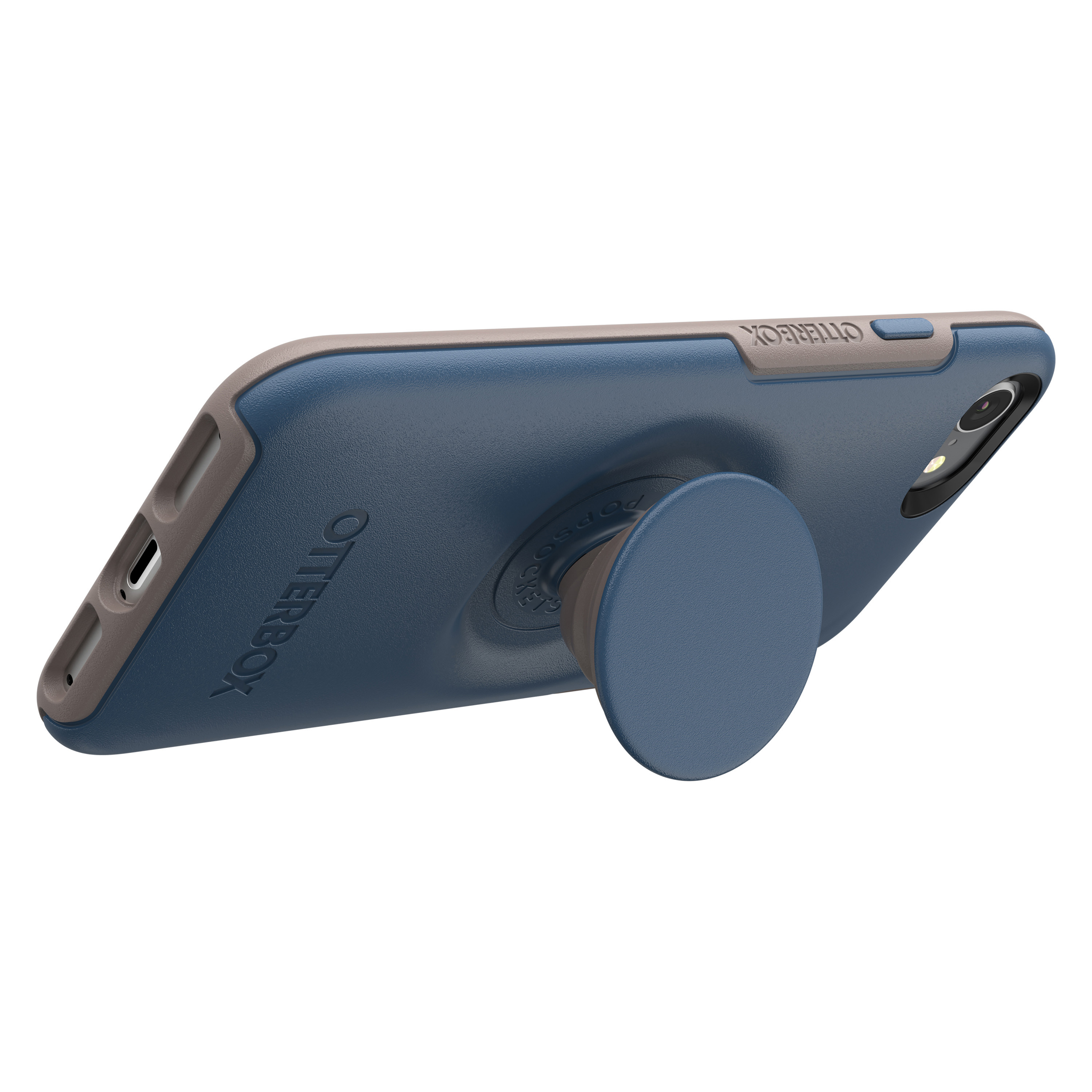 OTTERBOX Otter + Pop Symmetry, Backcover, Apple, iPhone 7, iPhone 8, Blau