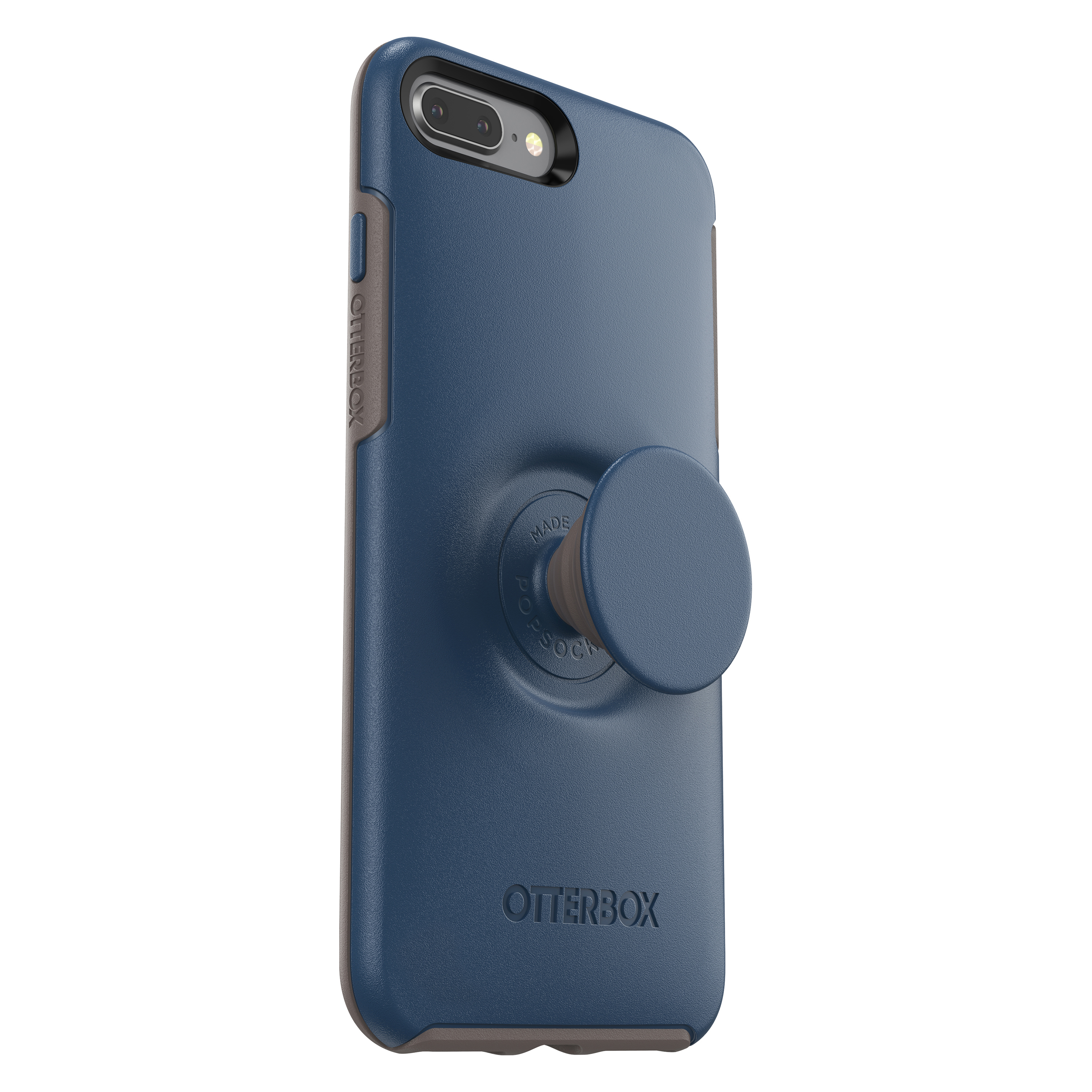 OTTERBOX Otter + Pop Symmetry, Backcover, Apple, iPhone 7 Plus, iPhone 8 Plus, Blau