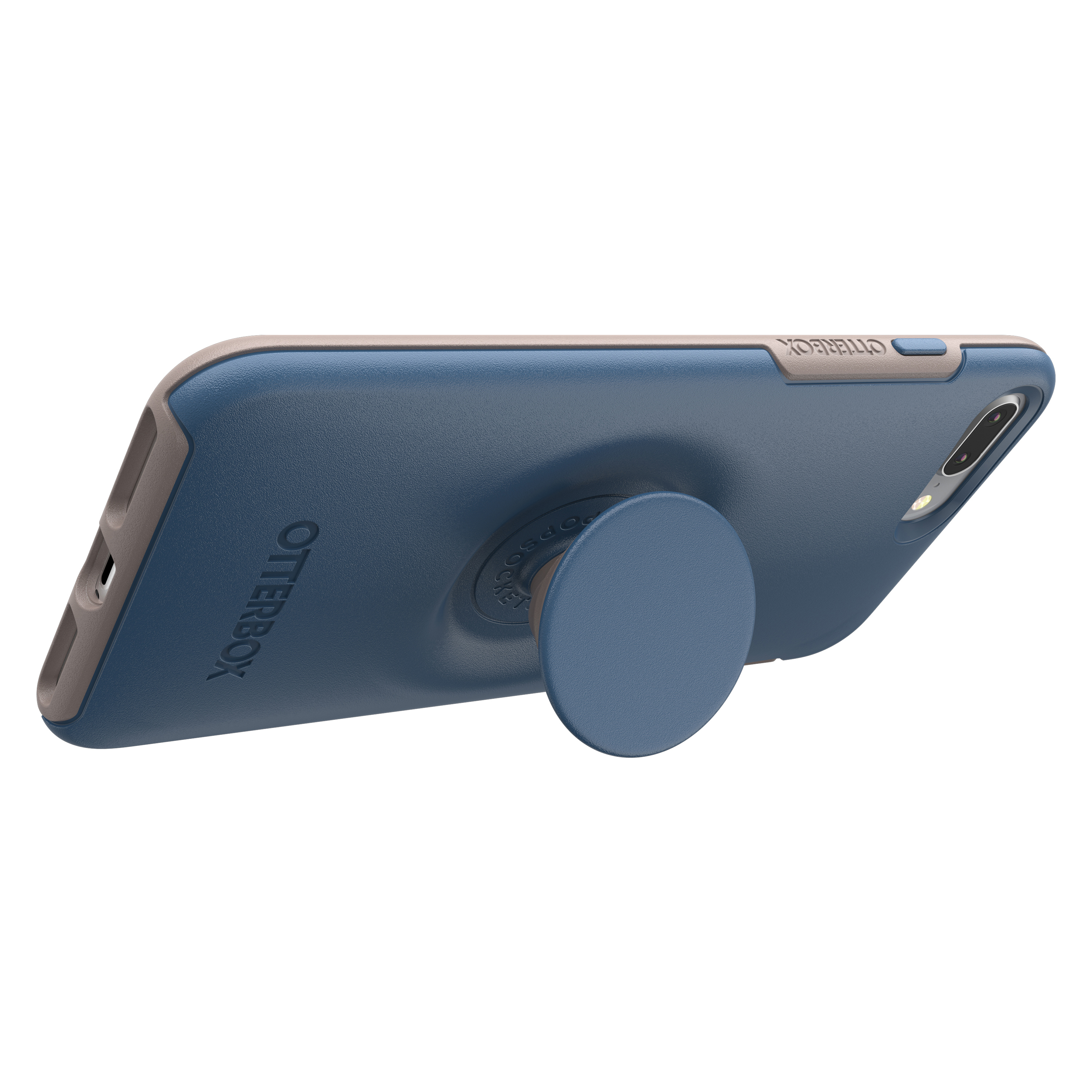 OTTERBOX Otter + Pop Symmetry, Backcover, Apple, iPhone 7 Plus, iPhone 8 Plus, Blau
