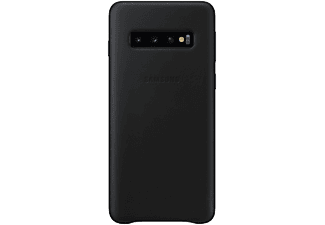 SAMSUNG Galaxy S10 bőr hátlap Fekete (OSAM-EF-VG973LBEG)
