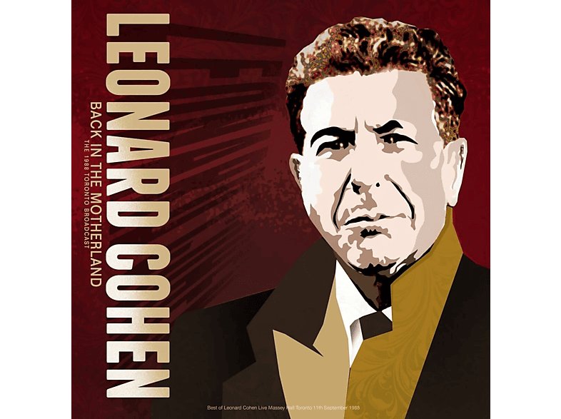 Leonard Cohen - Back In The Motherland: Best Of The 1988 Toronto Broadcast Live Vinyl