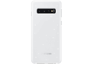 SAMSUNG Galaxy S10 LED cover hátlap Fehér (OSAM-EF-KG973CWEG)