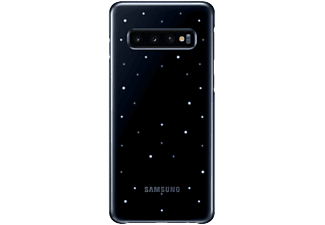 SAMSUNG Galaxy S10 LED cover hátlap Fekete (OSAM-EF-KG973CBEG)