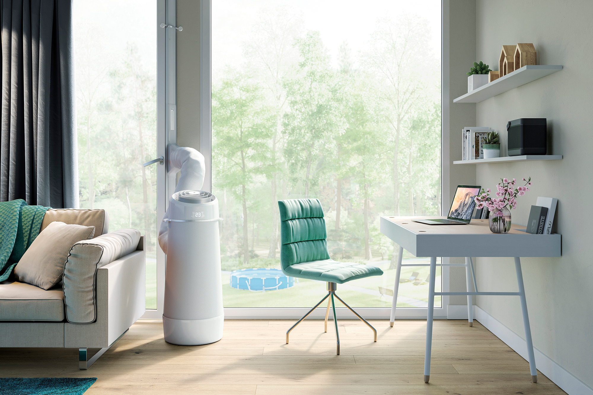 ELECTROLUX WP71-265WT - Klimagerät (Weiss/Grau)