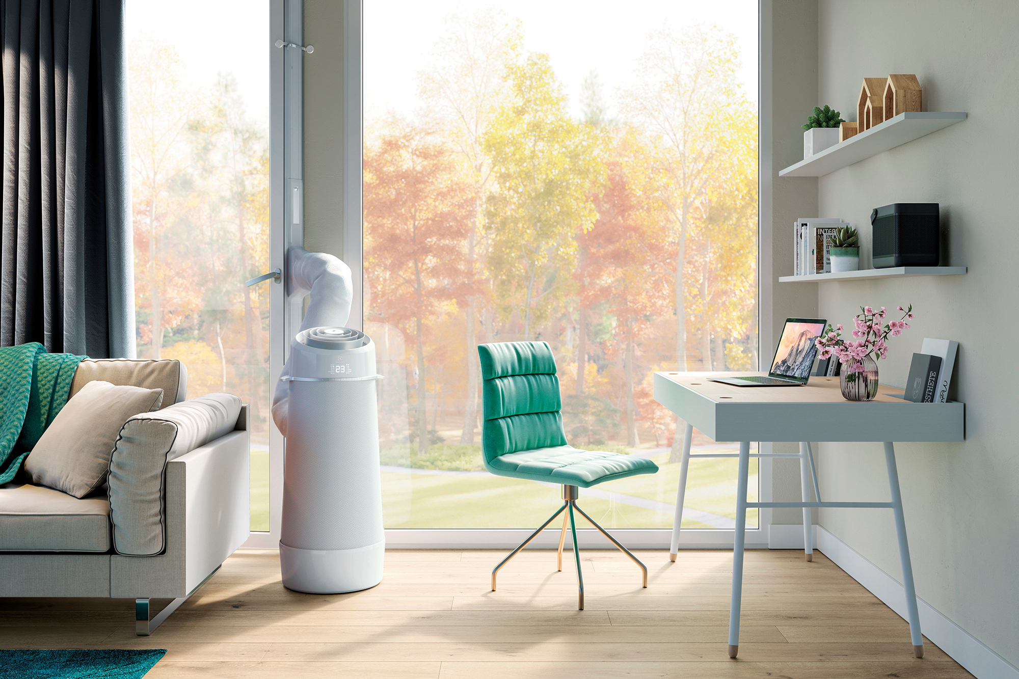 ELECTROLUX WP71-265WT - Klimagerät (Weiss/Grau)