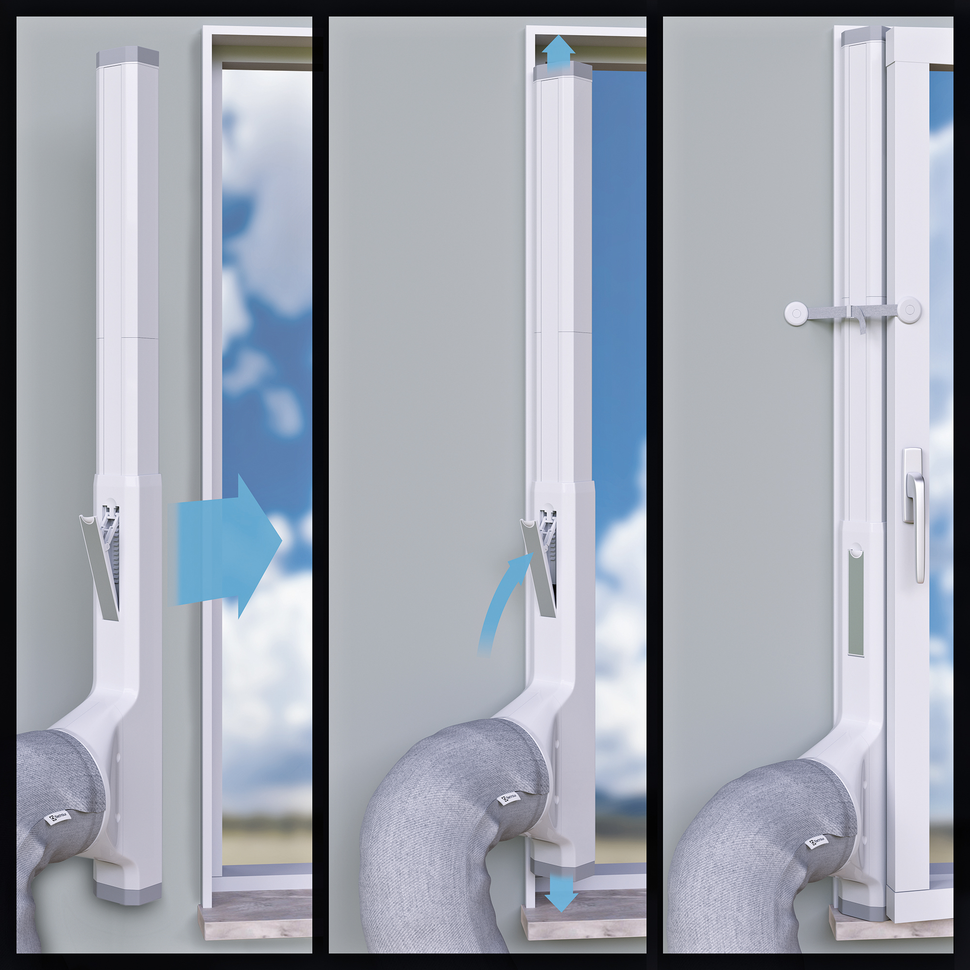 ELECTROLUX WP71-265WT - Klimagerät (Weiss/Grau)