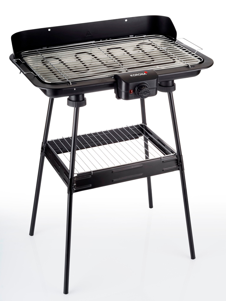 KORONA 46220 BBQ Elektrogrill, Schwarz (2200 Watt)