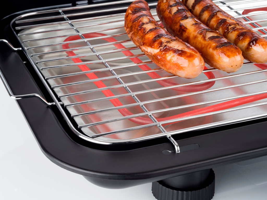 KORONA 46112 BBQ Elektrogrill, Schwarz (2200 Watt)