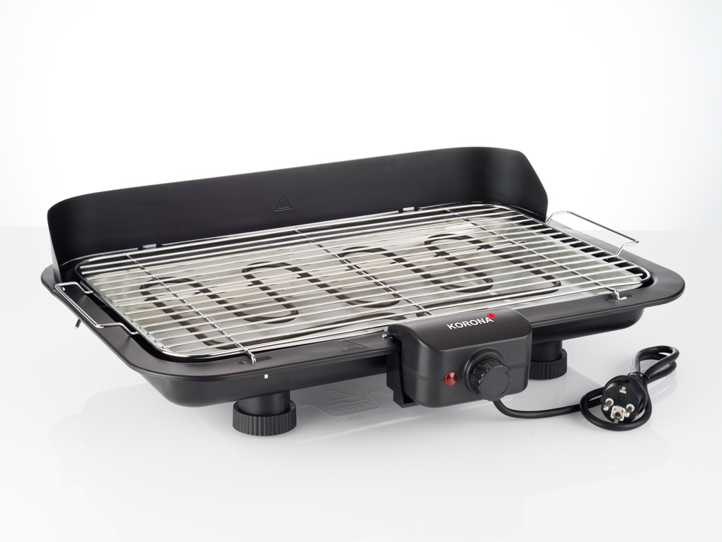 KORONA 46112 BBQ Elektrogrill, Schwarz (2200 Watt)