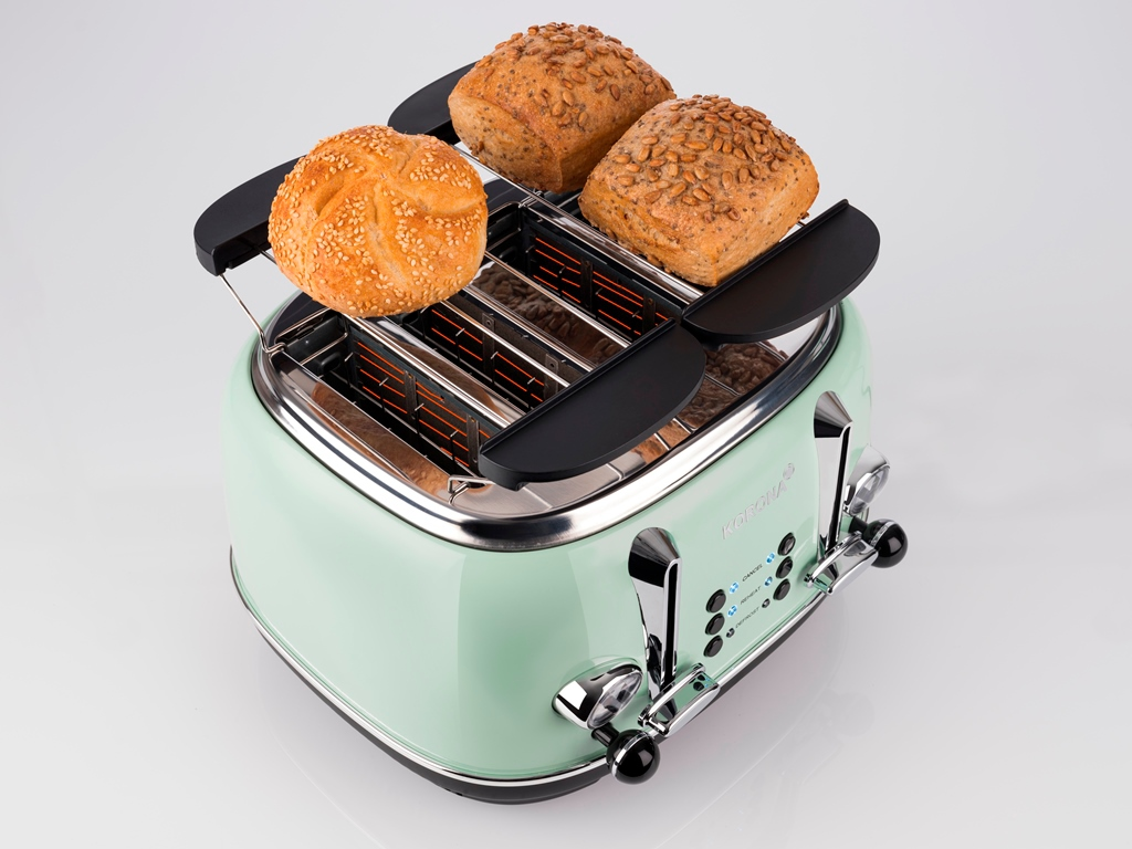 KORONA 21675 Toaster Mint (1630 Watt, Schlitze: 4)