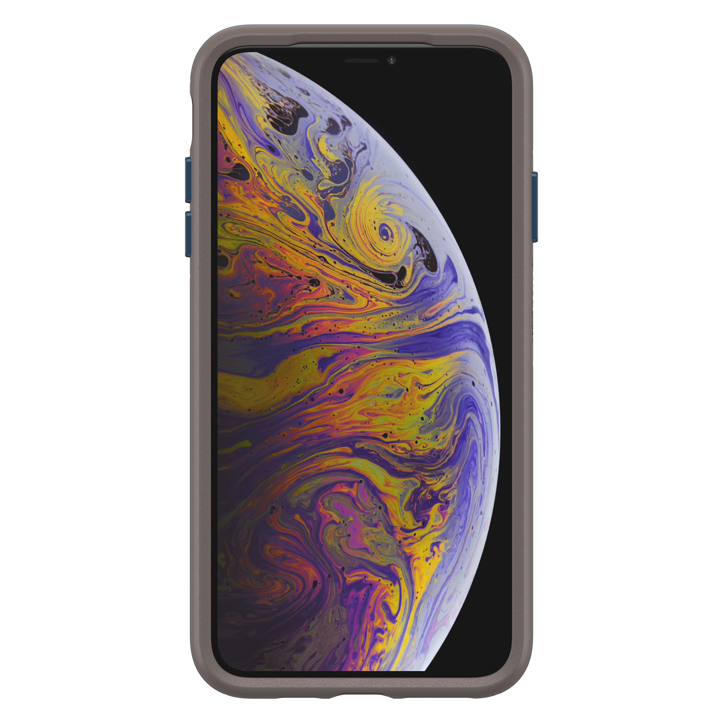 OTTERBOX Otter + Pop Symmetry, Backcover, Apple, iPhone XS Max, Blau