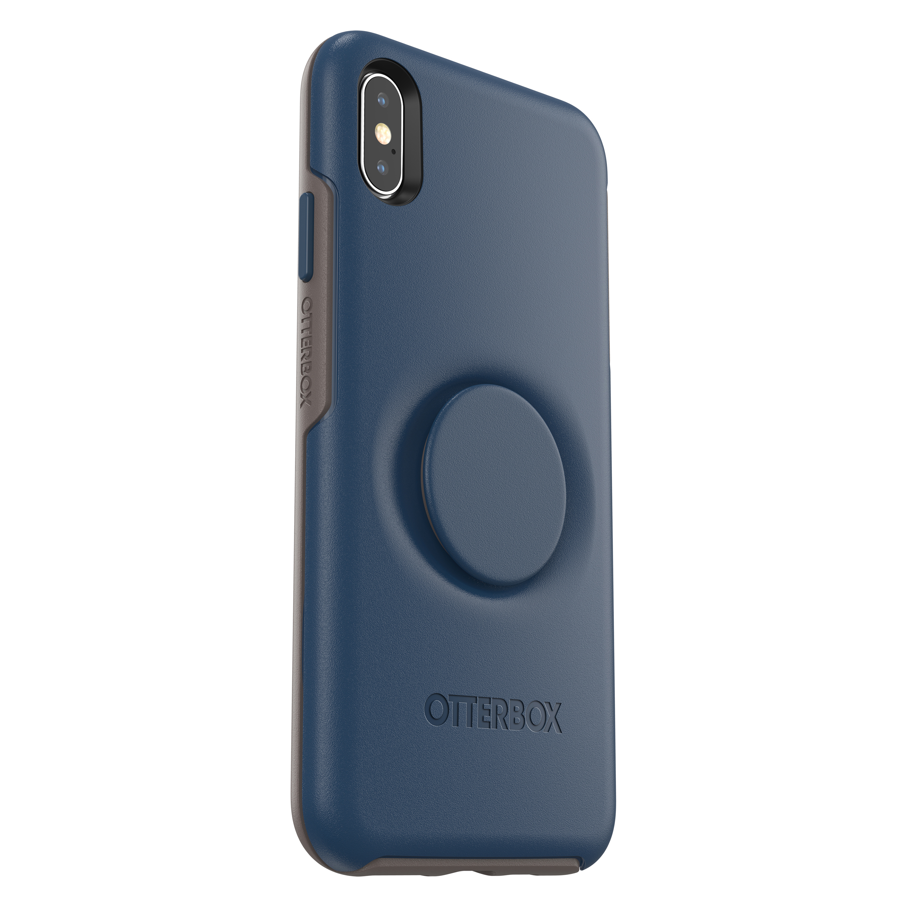 OTTERBOX Otter + Pop Symmetry, Backcover, Apple, iPhone XS Max, Blau