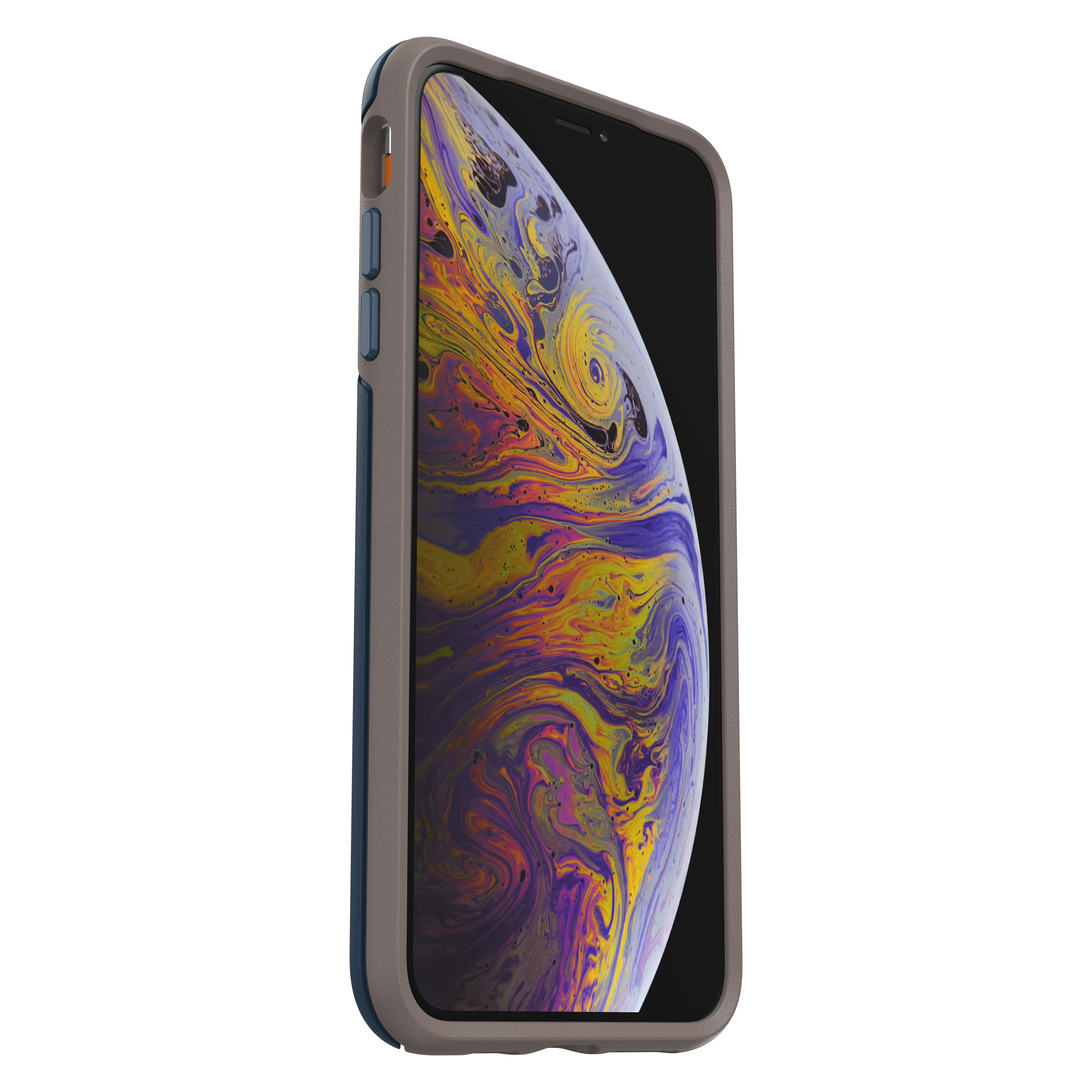 OTTERBOX Otter + Pop Symmetry, Backcover, Apple, iPhone XS Max, Blau
