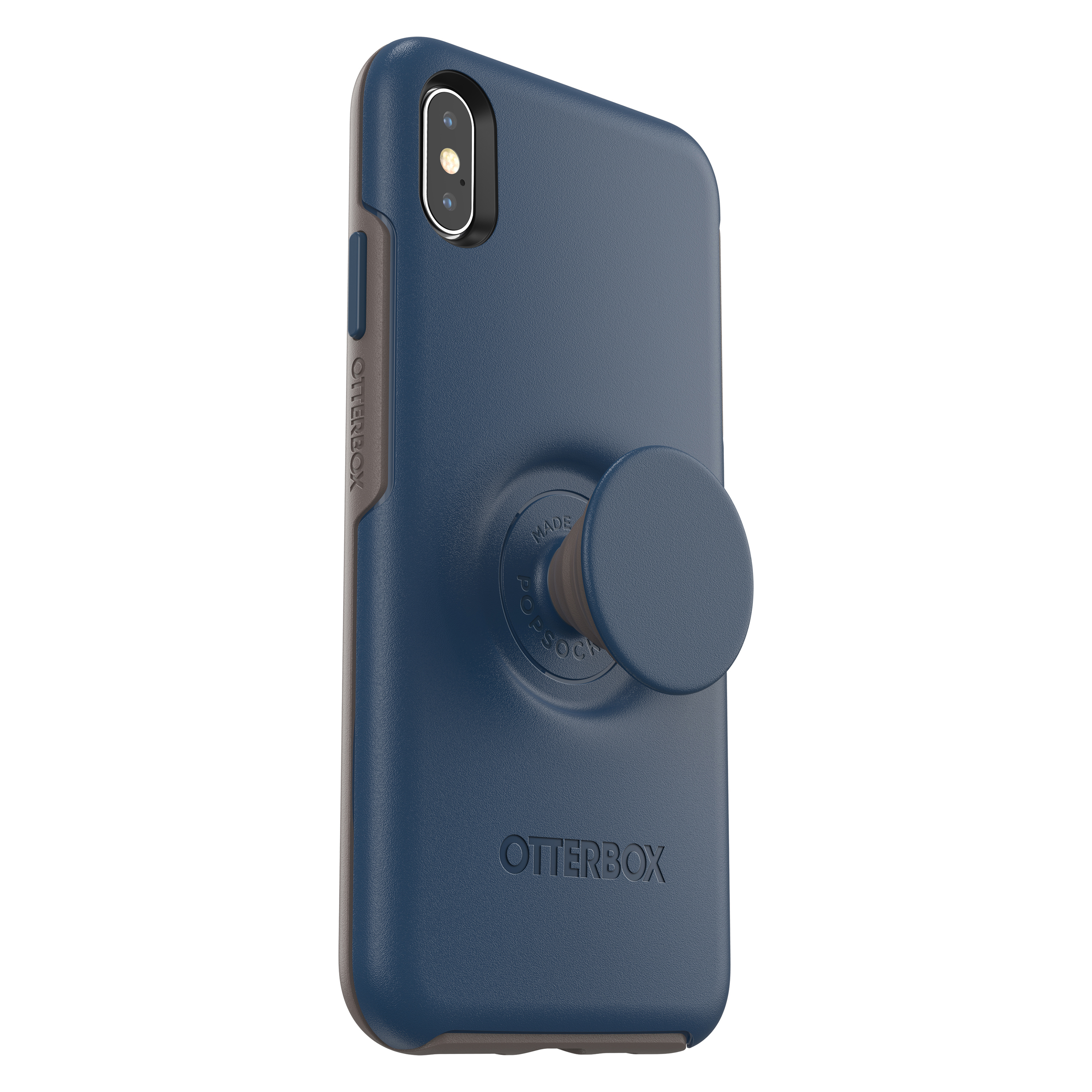 OTTERBOX Otter + Pop Symmetry, Backcover, Apple, iPhone XS Max, Blau