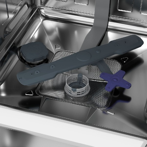 Lavavajillas - Beko DFN28432X, 14 cubiertos, 8 programas, 60cm ancho, Motor ProSmart, Inox