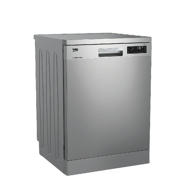 Lavavajillas - Beko DFN28432X, 14 cubiertos, 8 programas, 60cm ancho, Motor ProSmart, Inox