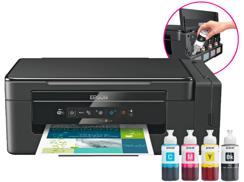 Impresora multifunción - Epson EcoTank ET-2600 + Tarjeta de Impresión sin Limites