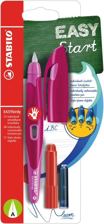 STABILO EASYbirdy Schulfüller Beere/Pink