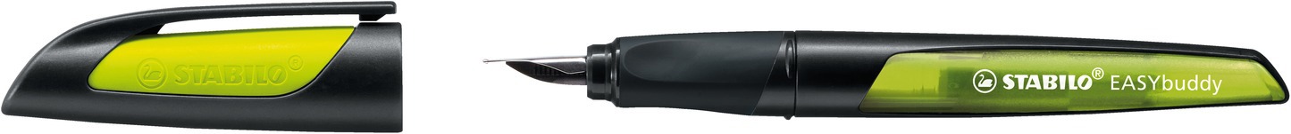STABILO EASYbuddy Schulfüller Schwarz/Limette