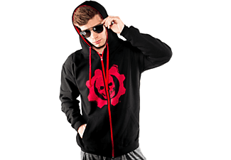 Gears of War 4: Red Omen Hoodie, fekete - M