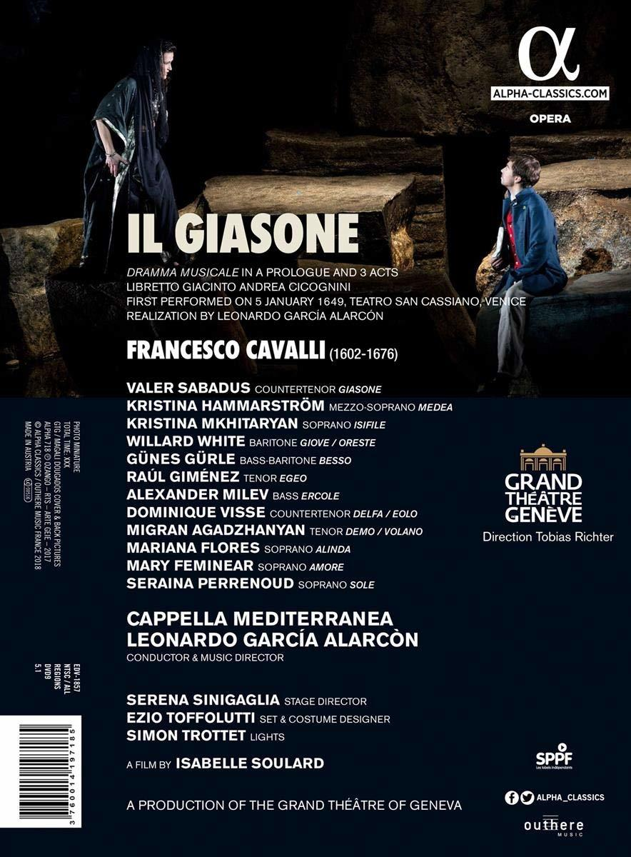 Leonard García Alarcon, Cappella Cavalli: Giasone VARIOUS Il - - Mediterranea, (DVD)