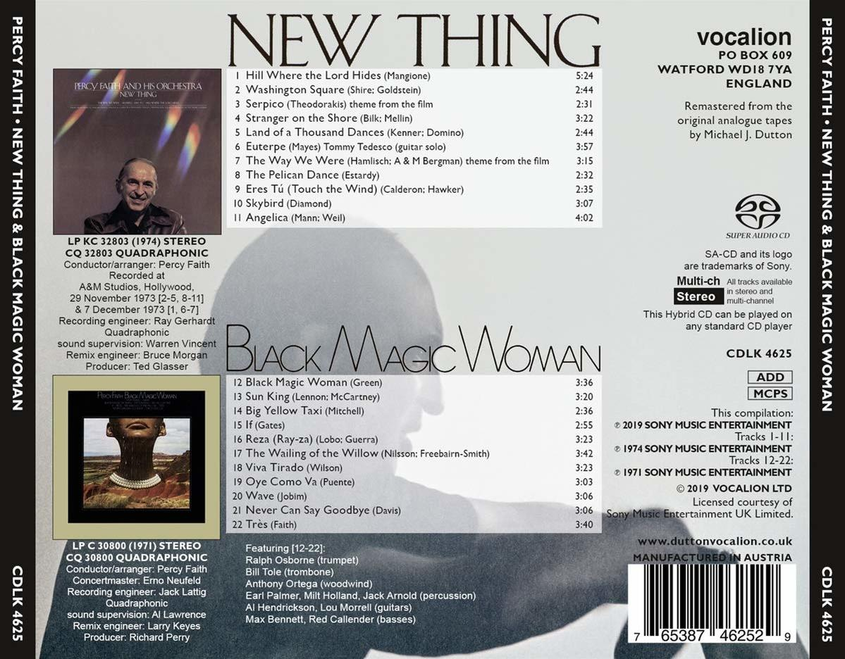 Percy Faith - New Thing & Black Magic Woman  - (SACD)