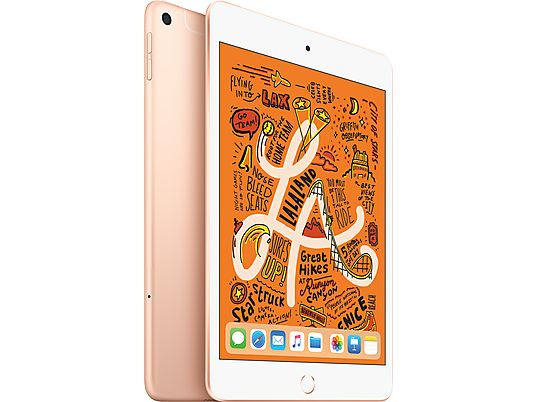 APPLE iPad mini (2019) Wi-Fi + Cellular - Tablet (7.9 ", 256 GB, Oro)