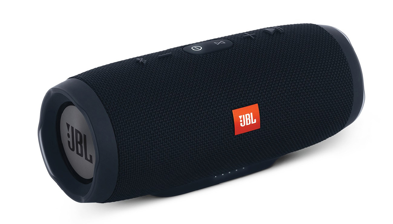 JBL Charge 3 Stealth Edition Bluetooth Lautsprecher, Schwarz, Wasserfest
