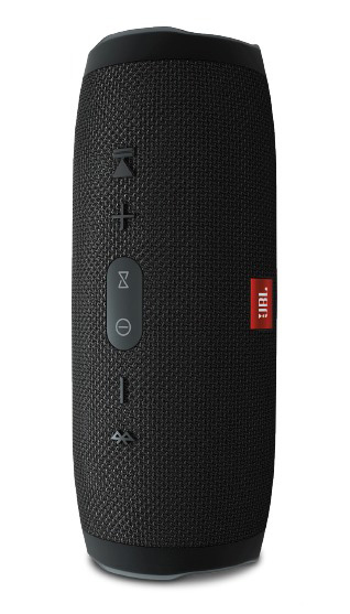 JBL Charge 3 Stealth Edition Bluetooth Lautsprecher, Schwarz, Wasserfest