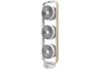 SONNENKOENIG Vind 3 - Ventilatore su piedistallo (Legno/Bianco)