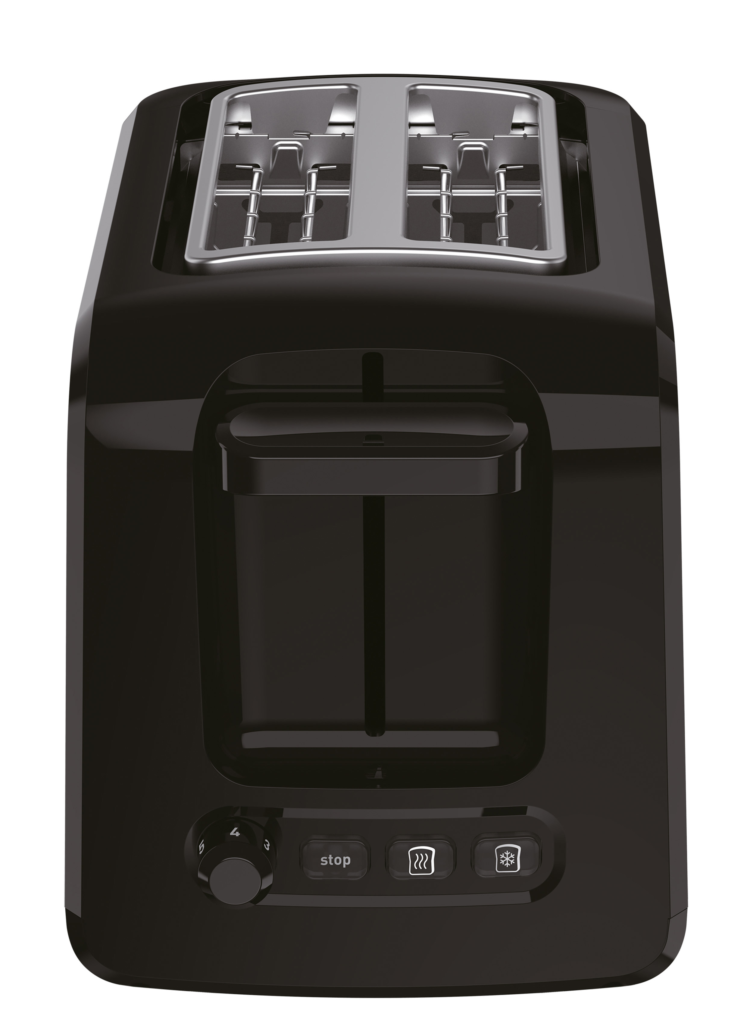 TEFAL TT411D Express Edelstahl Toaster Schwarz/Edelstahl (850 Watt, Schlitze: 2)
