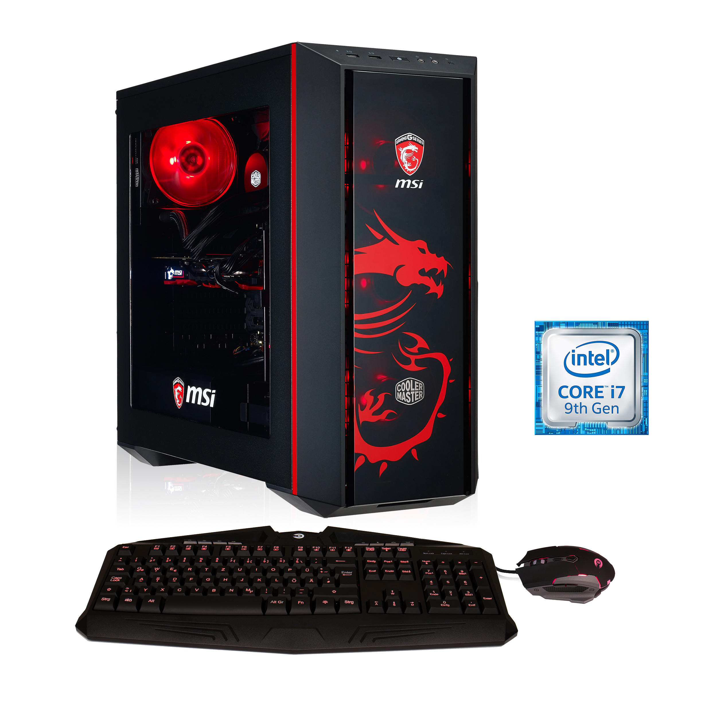 HYRICAN MSI DRAGON ED. 6313 - Intel® Core™ i7 9700K - 32 GB - 500 GB - NVIDIA GeForce RTX™ 2070 - Windows 10