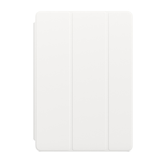 Weiße iPad-Hülle, gefaltet.