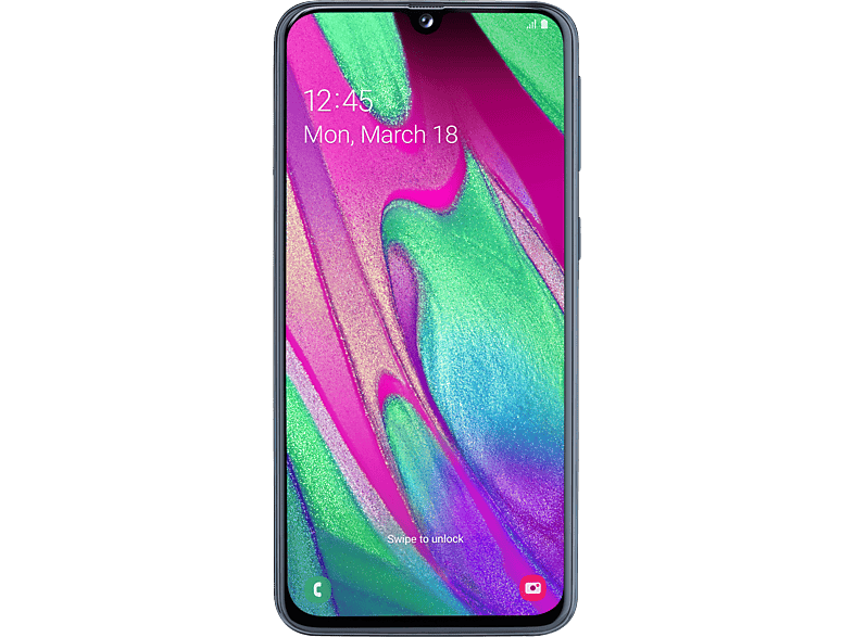 SAMSUNG Smartphone Galaxy A40 Zwart (SM-A405FZKDLUX)