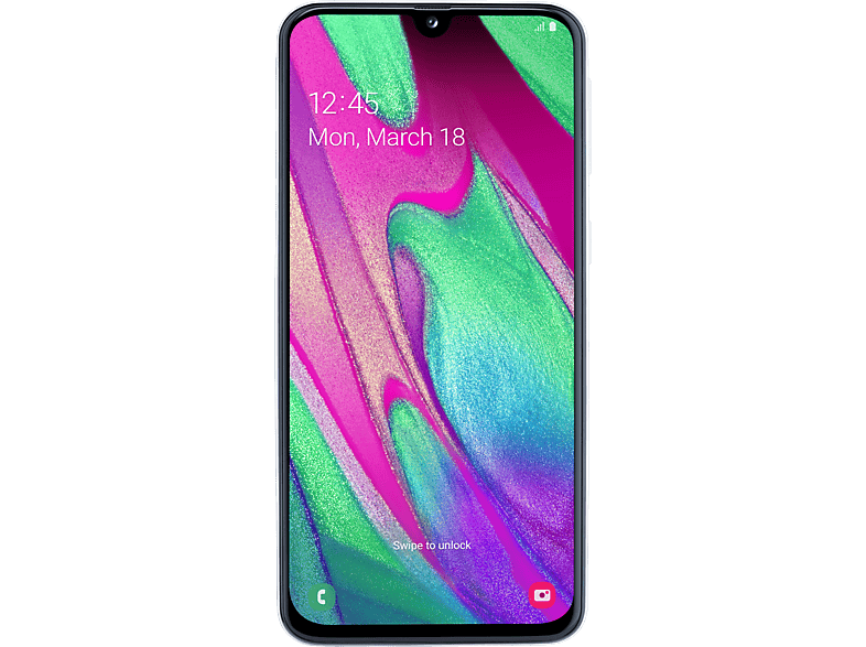 SAMSUNG Smartphone Galaxy A40 Wit (SM-A405FZWDLUX)