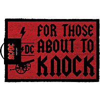 EMPIRE AC/DC - Kokosmatte Fußmatte, Mehrfarbig