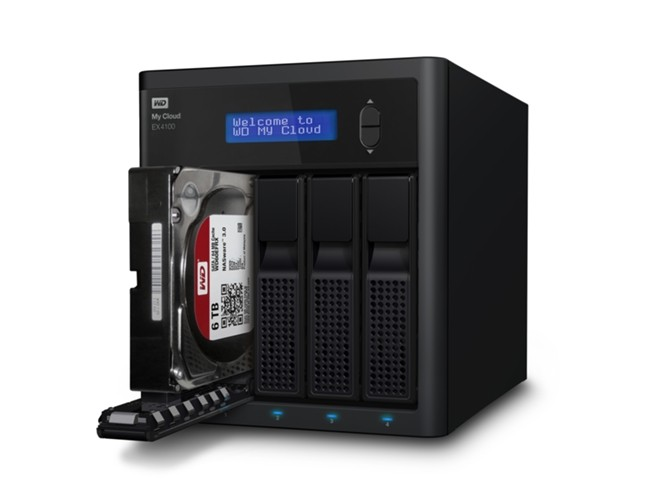 Servidor NAS - Western Digital My Cloud Home WDBWZE0240KBKEESN, NAS 4, 3.5, EX410, Ethernet