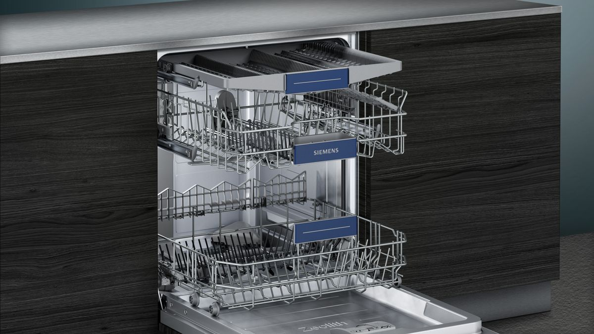 Lavavajillas - Siemens SN658X03ME, Integrable, 14 Servicios, varioDrawer, 8 programas,