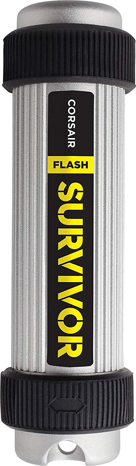 Pendrive de 256 GB - Corsair Flash Survivor V2, USB 3.0, Resistente a golpes, Resistente al agua