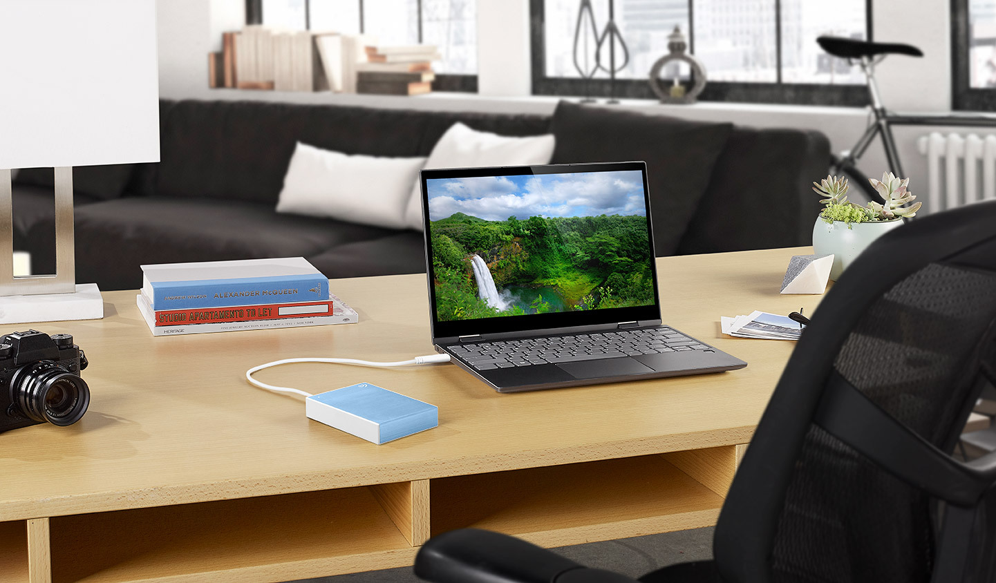 SEAGATE Backup Plus Portable Festplatte, 5 TB HDD, 2,5 Zoll, extern, Blau