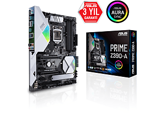 ASUS Prime Z390-A Intel Z390 LGA1151 DDR4 4400 DP HDMI Çift M2 USB3.1 Atx Anakart