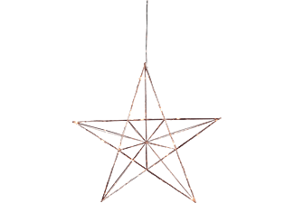 STAR TRADING STAR TRADING 690-71 LINE STAR - Luci di Natale - 38 x 38 cm - Rame - Luce di Natale LED