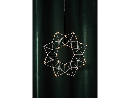 STAR TRADING Wreath Edge - Lumière de Noël LED