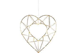 STAR TRADING Hanging Decoration Edge Heart - LED-Weihnachtsbeleuchtung