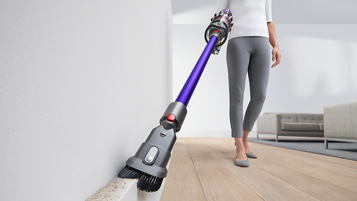 Aspirador escoba - Dyson V11 Animal Plus, 0.76 L, 14 ciclones, Autonomía 60 minutos, Lila