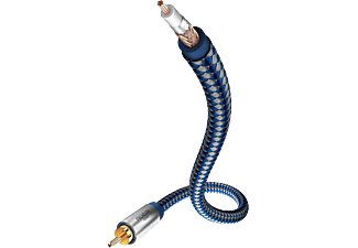 INAKUSTIK Premium Mono-Subwoofer Kábel, RCA-RCA, 5,0 m (00408051)