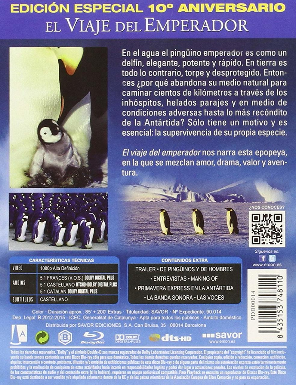 Viaje Emperador 10 Aniv - Blu-ray