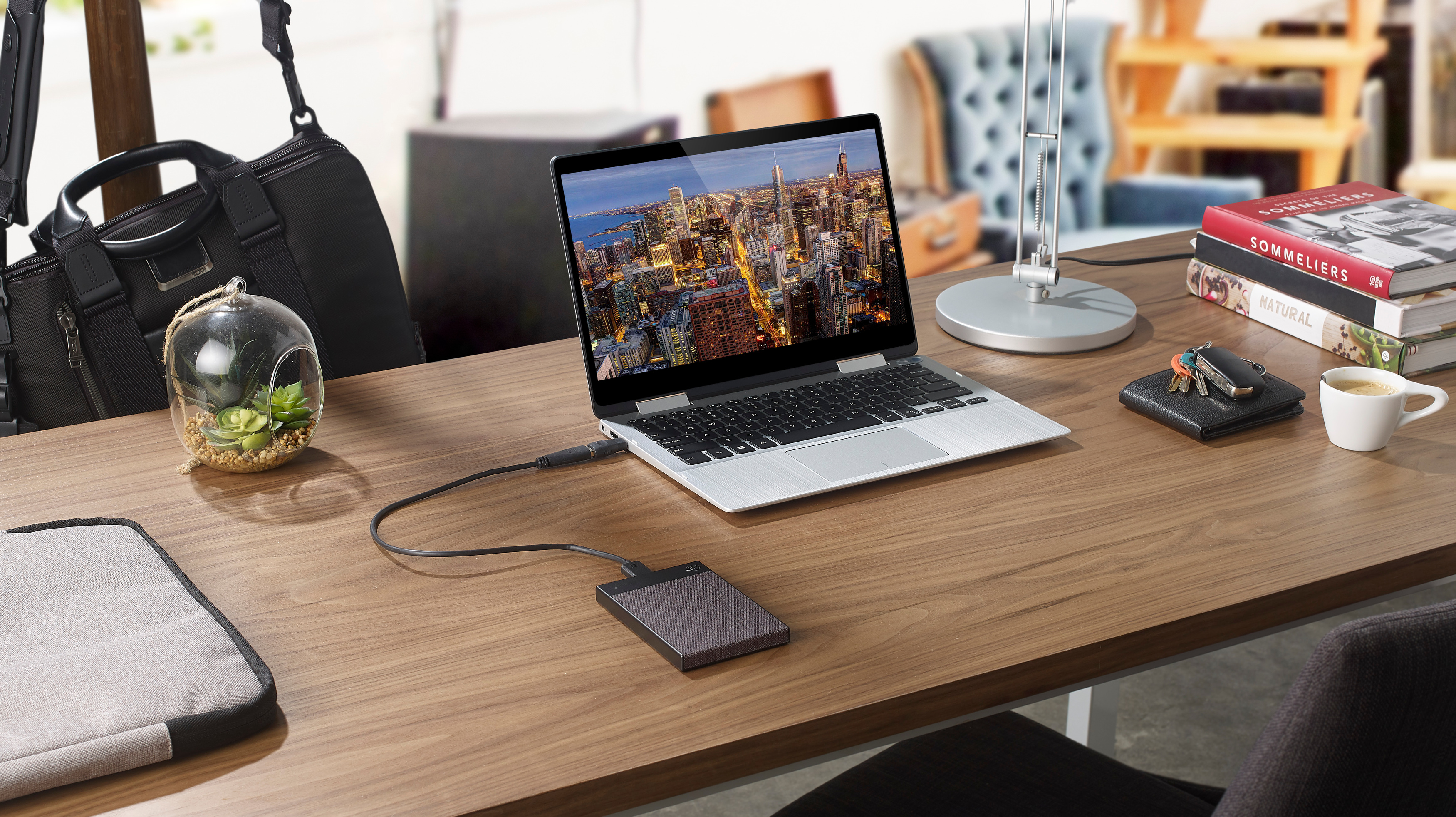 SEAGATE Backup Plus Ultra Touch Festplatte, 1 TB HDD, 2,5 Zoll, extern, Schwarz