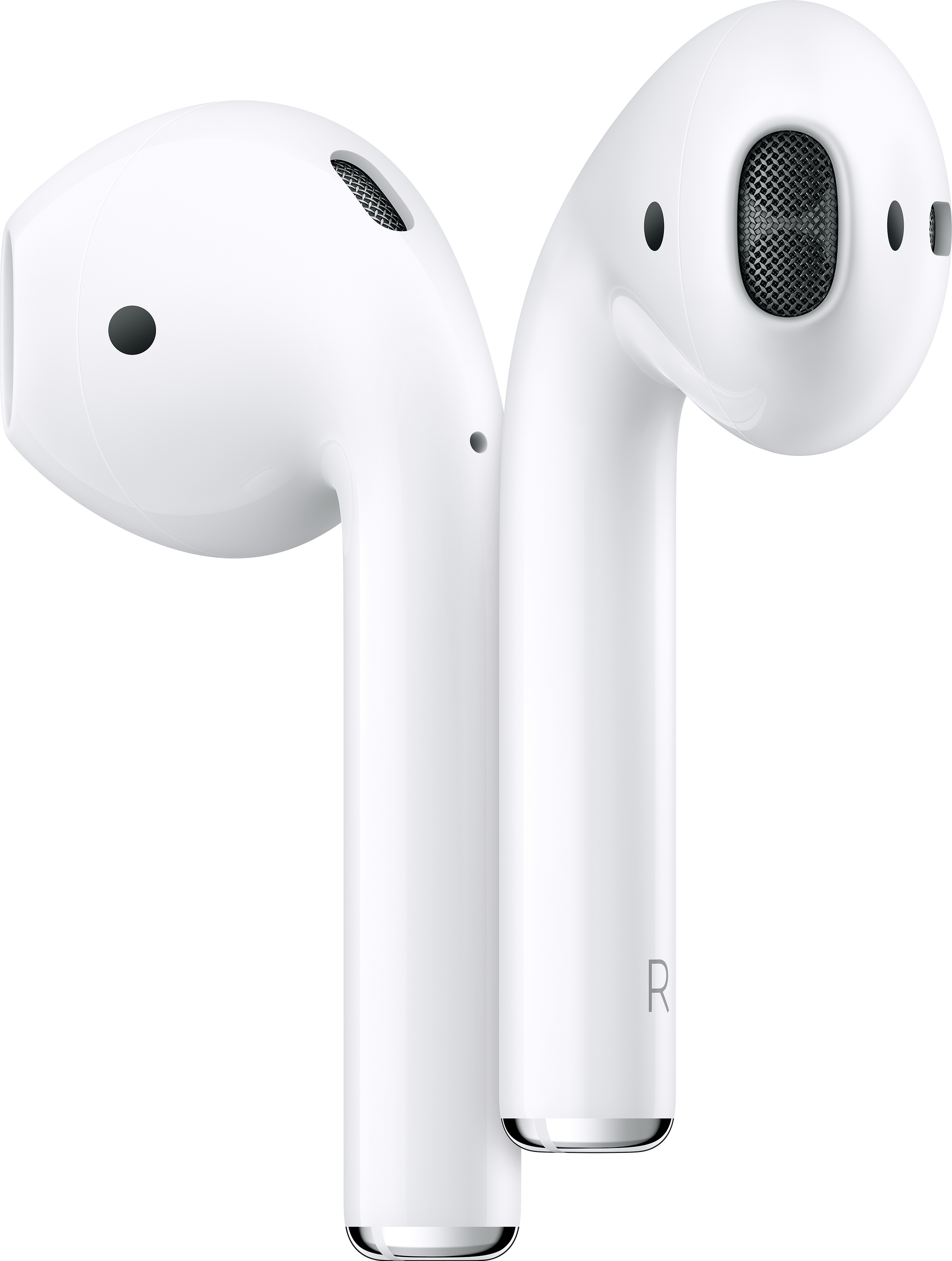 APPLE AirPods (2019) 2nd Gen. - True Wireless Kopfhörer mit kabellosem Ladecase (In-ear, Weiss)